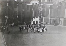 Midsommarfirande vid Johannes brandstation 1912 