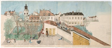 Utsikt från S:t Paulsgatan 20 1869.