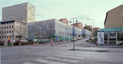 Björkhagens centrum, Halmstadsvägen/Malmövägen
