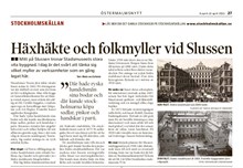 Häxhäkte och folkmyller vid Slussen