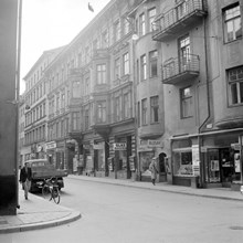 Storgatan 14 - 18 från Skeppargatan.