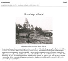 Hornsbergs villastad / Åke Abrahamsson