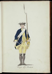 Uniform vid Kungliga Livgardet 1765