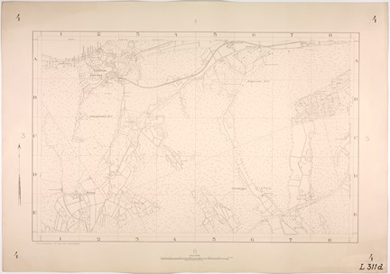 1916 års karta över Brännkyrka del 4