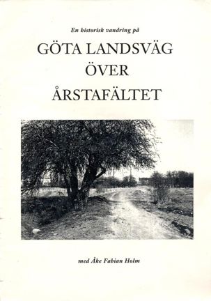Omslagsbild Göta landsväg över Årstafältet