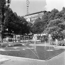 Kungsträdgården, fontän i norra änden mot NK
