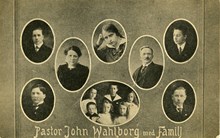 Kungsholms baptistförsamling 1870-1985, Pastor Wahlborg med familj