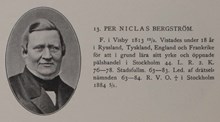 Per Niclas Bergström. Ledamot av stadsfullmäktige 1863-1883 