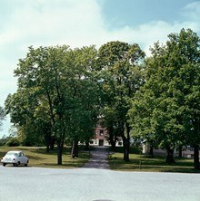 Stora Ängby Allé västerut mot slottet Stora Ängby