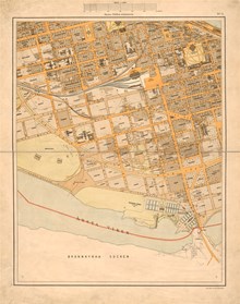 Karta ”Bladet Södra stationen” 1909