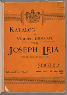 Katalog från Joseph Leja