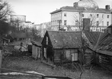 Gamla kåkar i Observatorielunden