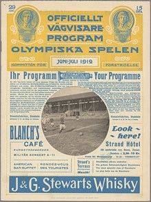 Officiella programguiden till Olympiska spelen 1912