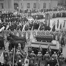 Gustav V:s begravning, 9 nov. 1950