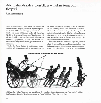 Text om 1800-talets pressbilder