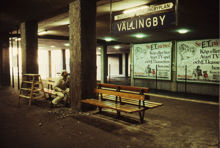 Vällingby tunnelbanestation år 1983