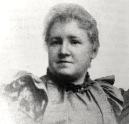 Svartvit porträttbild på Alina Jägerstedt. Fotograf: okänd. 