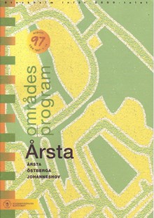 Områdesprogram för Årsta 1997