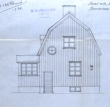 Underlag för bygglov år 1926, Bromma, stadsägan Beckomberga 7