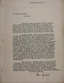 Lämpliga leksaker för barn i storbarnkammare – förslag från Alva Myrdal till arkitekt Sven Wallander 1935