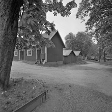 Träbyggnader vid Riddersvik