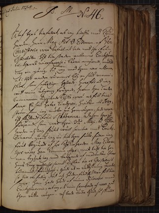 Kyrkoherde Michael Hermonius berättelse om dödssjuke kyrkokritikern Lindgren 1734.