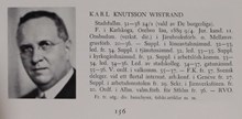 Karl Wistrand. Ledamot av stadsfullmäktige 1931-1938