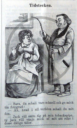 Antisemitisk karikatyr av två personer