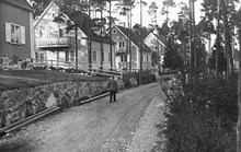 Nybyggda hus på Stenhuggarvägen i Äppelviken
