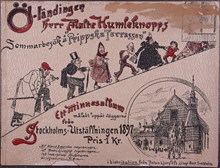 Pripps minnesalbum från Stockholmsutställningen 1897