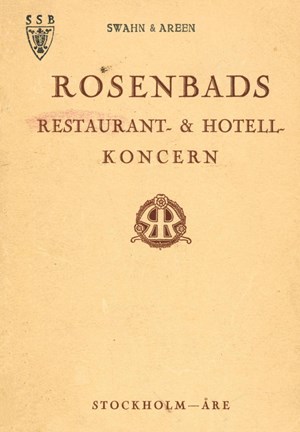 Omslagsbild Rosenbads restaurant och hotellkoncern