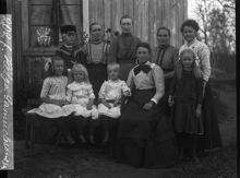 En gruppbild ur Mimmi Gustafssons ateljésamling.