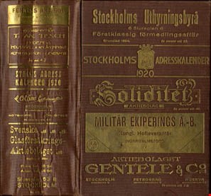 Stockholms adresskalender 1920