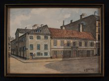 Stadsvaktens f d kasern i kvarteret Vinkelhaken