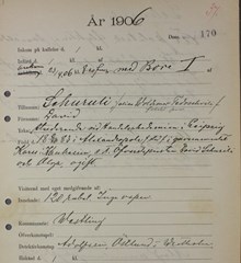 David Schuruli, politisk flykting med falskt pass, passerar Stockholm 1906 - polishandling från utlänningsexpeditionen