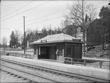 Axelsberg, hållplats för spårvagnar