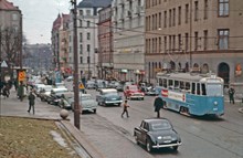 Trafik på Hantverkargatan 1964
