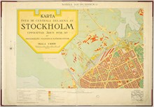 1938-1940 års karta över Stockholm, 6 blad