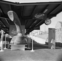 Telefonplan, invigningsdagen av Röda linjen, 5 april 1964. 