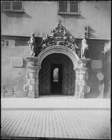 Portal till Bergstrahlska huset, Stora Nygatan 2