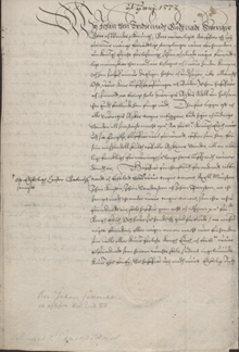 Johan III.s brev om att mörda brodern Erik XIV