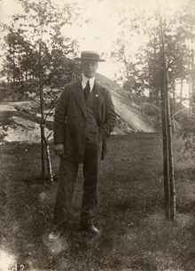 Manne Andberg i IF Olympia 1914