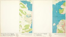 Karta "Drottningholm" och "Vårberg" år 1971