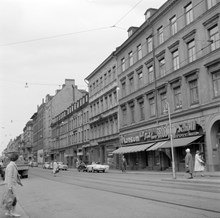 Sibyllegatan norrut mot Linnégatan
