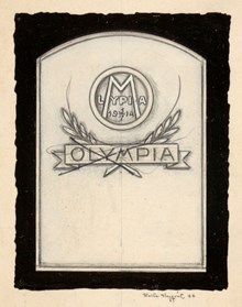 Logotyp över IF Olympia, 1914.