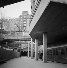 Tunnelbanestation Slussen år 1959