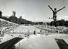 Erikdalsbadet: Simhopp 1962