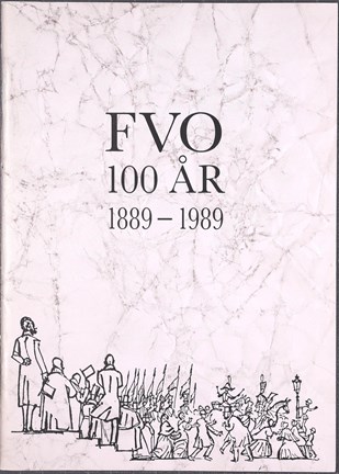 Tryckt folder till Föreningen för välgörenhetens ordnande 100-årsjubileum
