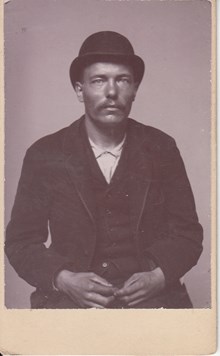 Karl Albert Broling - polisfoto 1895