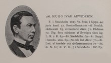 Hugo Ivar Arwidsson. Ledamot av stadsfullmäktige 1869-1881
